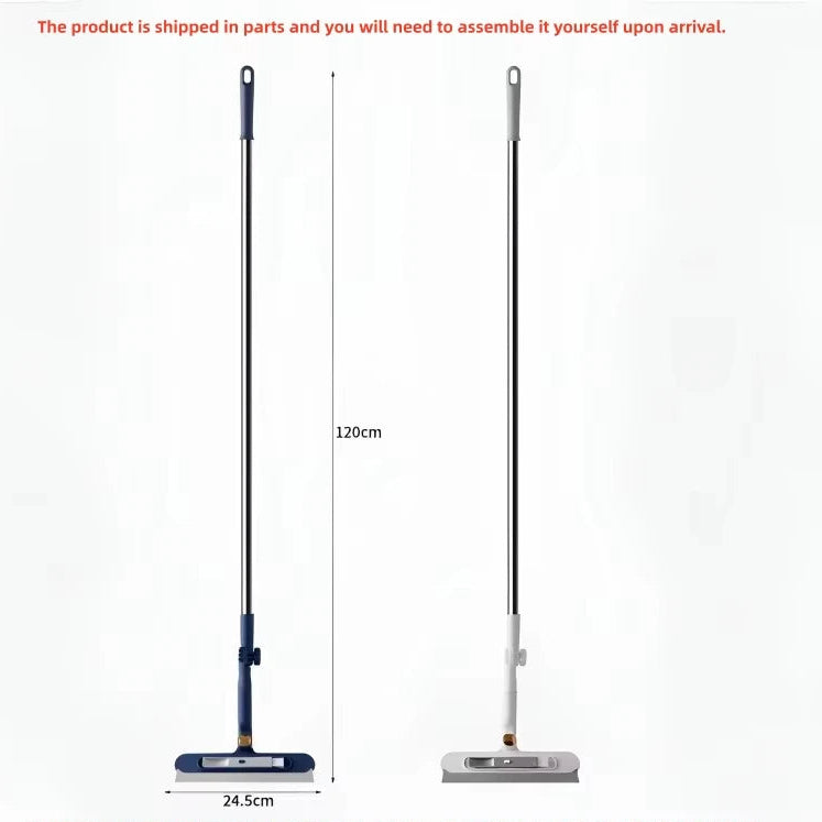 Glass Cleaning Brush with Squeegee and Small Brush | Telescopic Double-Sided | Glass Wall and Floor Cleaning Tool