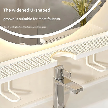 #Summervibes High-Funky Capacity Bathroom Shelf | Black Bathroom Accessories | No-Drill Storage Rack | Rustproof Faucet Caddy | Sink Drain Rack — an Essential Storage Solution for Kitchens, Bathrooms, and Furniture.Home Essentials,Tiktokshopspring