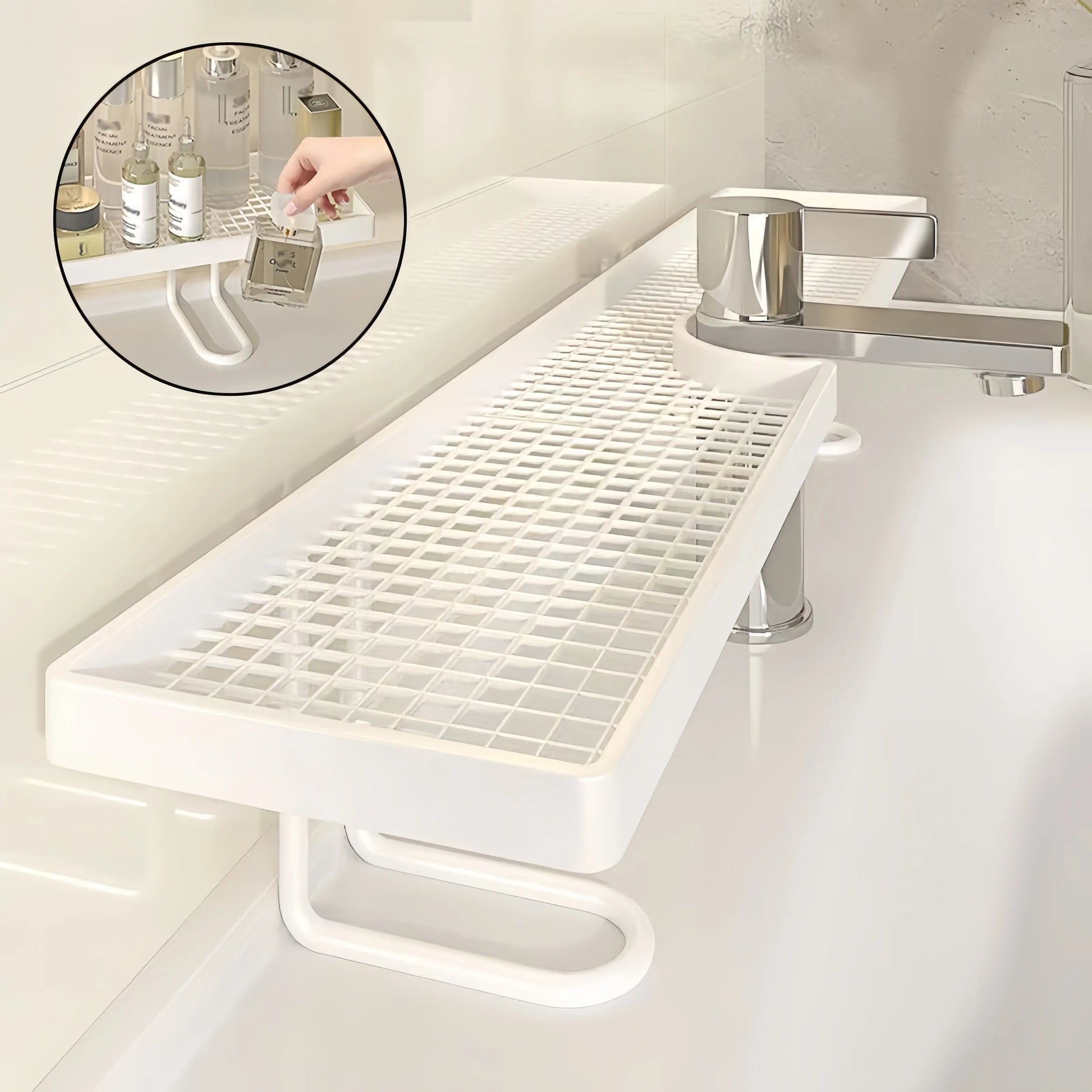 #Summervibes High-Funky Capacity Bathroom Shelf | Black Bathroom Accessories | No-Drill Storage Rack | Rustproof Faucet Caddy | Sink Drain Rack — an Essential Storage Solution for Kitchens, Bathrooms, and Furniture.Home Essentials,Tiktokshopspring