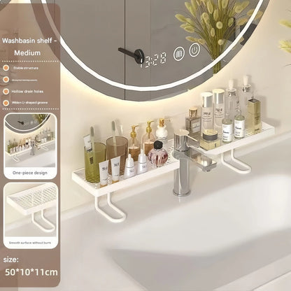 #Summervibes High-Funky Capacity Bathroom Shelf | Black Bathroom Accessories | No-Drill Storage Rack | Rustproof Faucet Caddy | Sink Drain Rack — an Essential Storage Solution for Kitchens, Bathrooms, and Furniture.Home Essentials,Tiktokshopspring