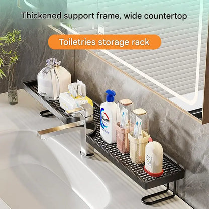 #Summervibes High-Funky Capacity Bathroom Shelf | Black Bathroom Accessories | No-Drill Storage Rack | Rustproof Faucet Caddy | Sink Drain Rack — an Essential Storage Solution for Kitchens, Bathrooms, and Furniture.Home Essentials,Tiktokshopspring